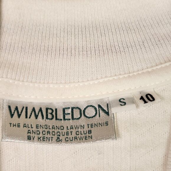 Wimbledon Tennis Championship Sweater Women's Small Cable-Knit Kent & Curwen - Picture 6 of 9